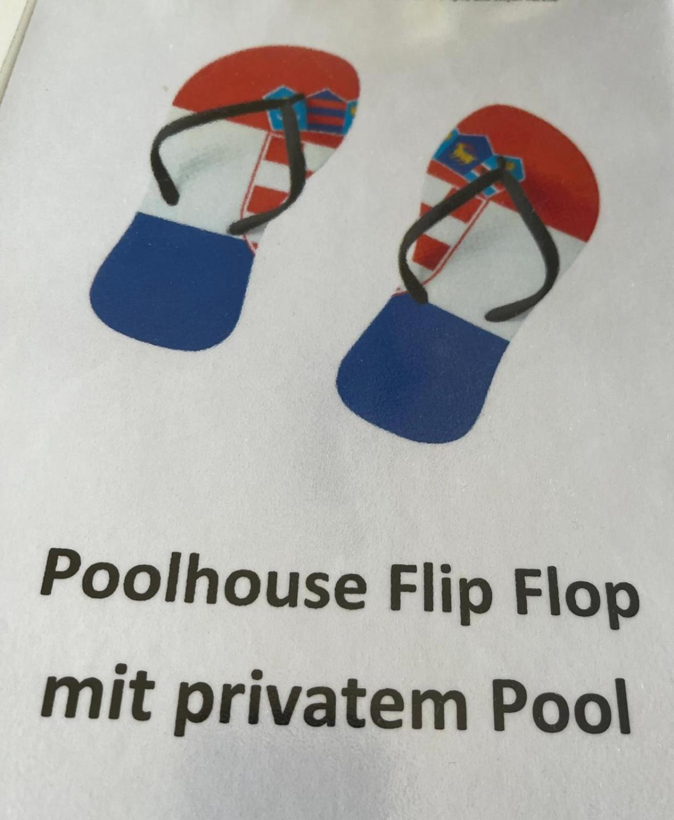 Poolhouse Flip Flop - Mit Privatem Pool Villa Vir Exterior photo